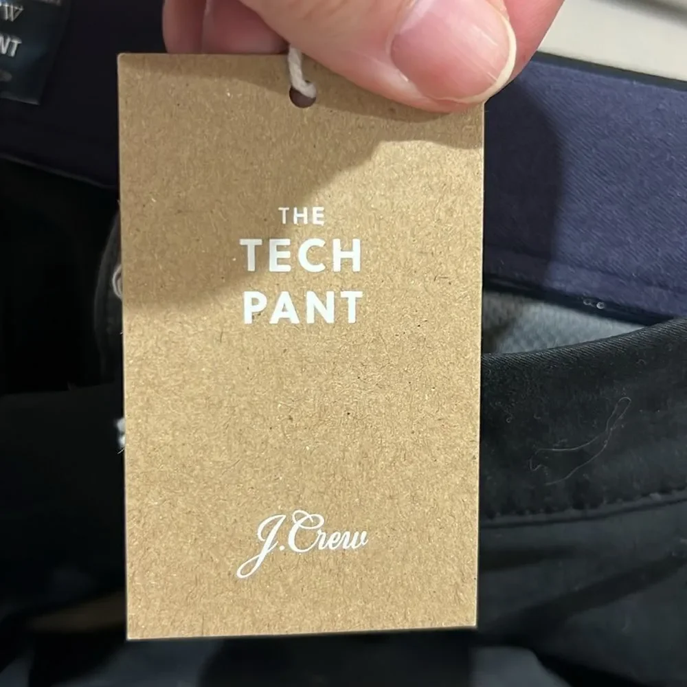 J. Crew Men's Black Chinos